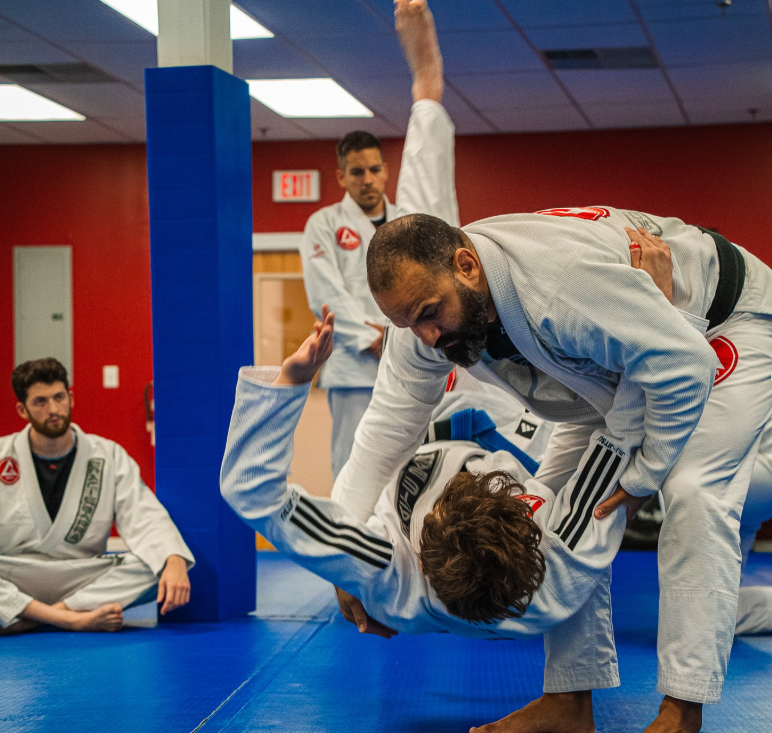 Fundamentals Brazilian Jiu-Jitsu class at Gracie Barra South Portland